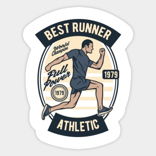 Best Runner Athletic - Full Power Sticker